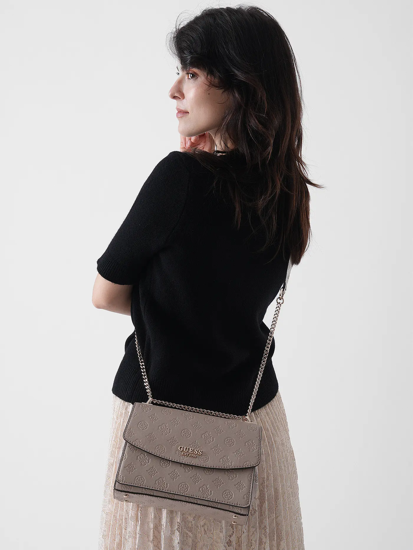 GUESS | Tasche - Umhängetasche PHOEBE | beige